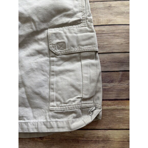 Carhartt Shorts Mens 38 Beige Cargo Pockets Casual Baggy Utility Work B164PUT - Picture 2 of 8